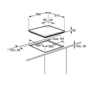 Встраиваемая газовая варочная панель Electrolux EGG 96242 NR Встраиваемая газовая варочная панель Electrolux EGG 96242 NR