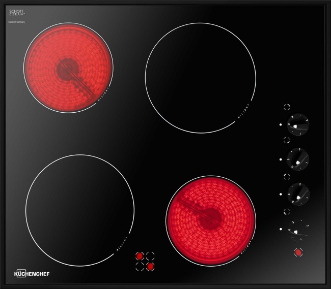 Встраиваемая электрическая варочная панель Kuchenchef KHC600S Встраиваемая электрическая варочная панель Kuchenchef KHC600S