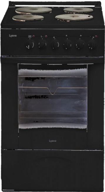 Электрическая плита Лысьва ЭП 4/1э03 М2С черная без крышки