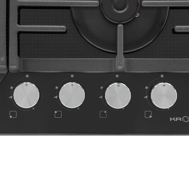 Встраиваемая газовая варочная панель Kronasteel ARDENTE 60 BL Встраиваемая газовая варочная панель Kronasteel ARDENTE 60 BL