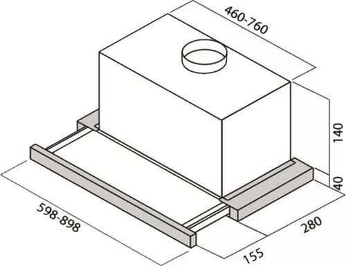 Встраиваемая вытяжка Elica Elite 14 Lux GRVTWH/A/90 Встраиваемая вытяжка Elica Elite 14 Lux GRVTWH/A/90