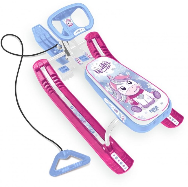 Снегокат Ника Тимка спорт 2 ТС2-М/ЕР с единорогом