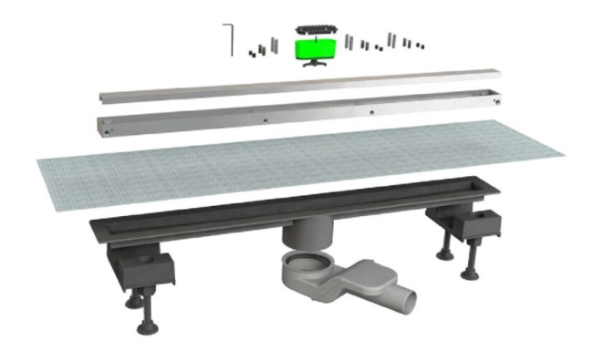 Душевой лоток Bonomini Canalissima 6825WL70SWZ