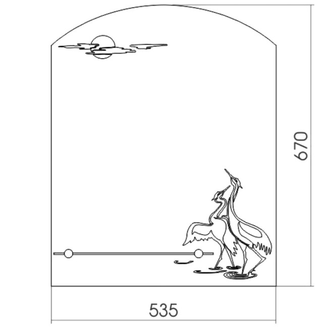 Зеркало Silver mirrors Танец (00000658) Зеркало Silver mirrors Танец (00000658)