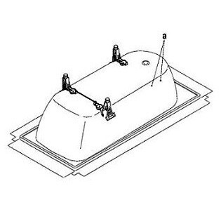 Ножки для ванны Kaldewei 5030 581470000000 Ножки для ванны Kaldewei 5030 581470000000