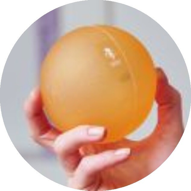 Мяч твердый Franklin Method Tought Ball оранжевый Мяч твердый Franklin Method Tought Ball оранжевый