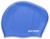 Шапочка для плавания Atemi LC-06 силикон, д/длин.волос, синий