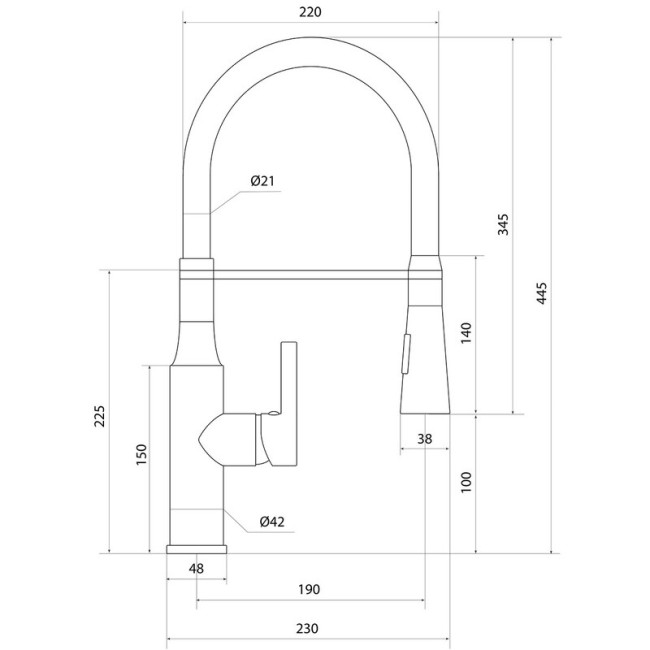 Смеситель для кухни Славен Город (СЛ-ОД-Д25) Смеситель для кухни Славен Город (СЛ-ОД-Д25)