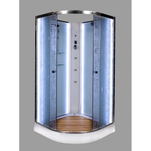 Душевая кабина Deto EM1580NLED+GM