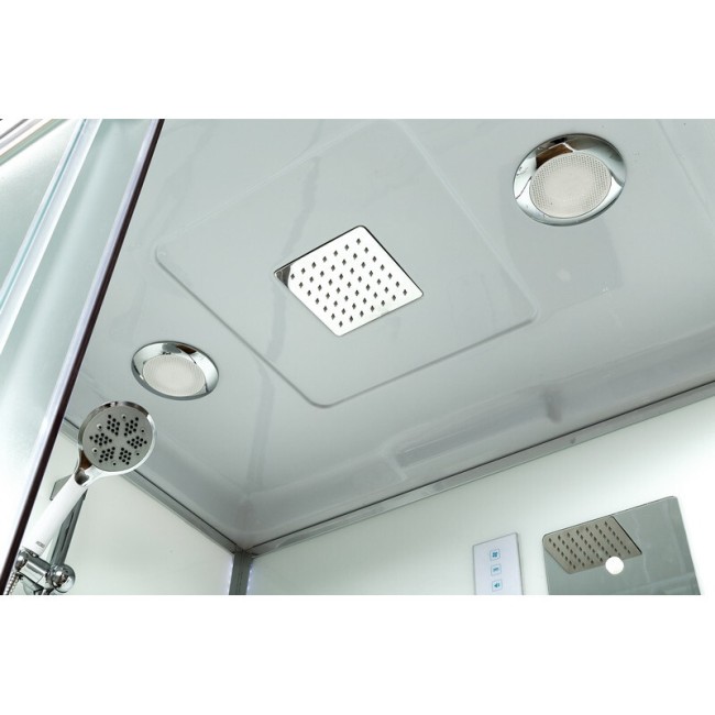 Душевая кабина Deto D119 S LED с крышей и подсветкой