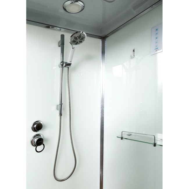 Душевая кабина Deto D119 S LED с крышей и подсветкой