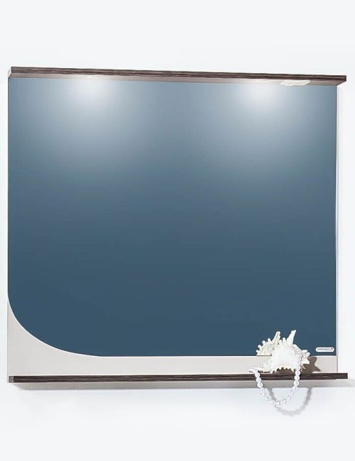 Зеркало Бриклаер Севилья 90 бежевый песок/венге мали Зеркало Бриклаер Севилья 90 бежевый песок/венге мали