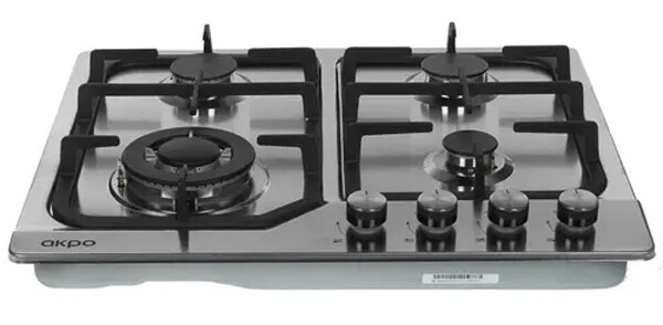 Встраиваемая газовая варочная панель Akpo PGA 604 FXC