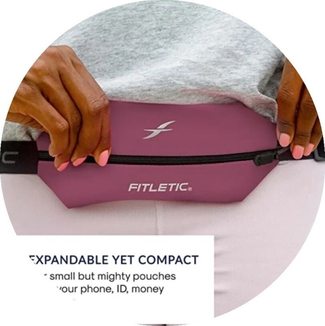 Беговая сумка на пояс Fitletic Mini Sport Belt розовый Беговая сумка на пояс Fitletic Mini Sport Belt розовый