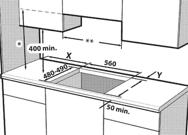 Встраиваемая газовая варочная панель Indesit THPM 641 W/WH/I