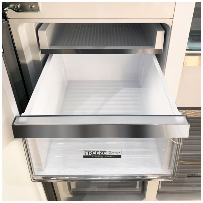 Холодильник Ginzzu NFK-535 шампань