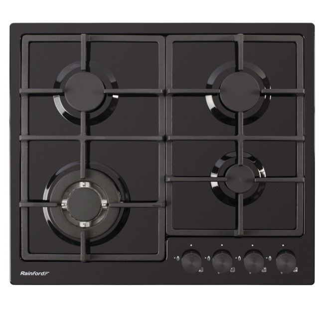 Встраиваемая газовая варочная панель Rainford RBН 2614 Black