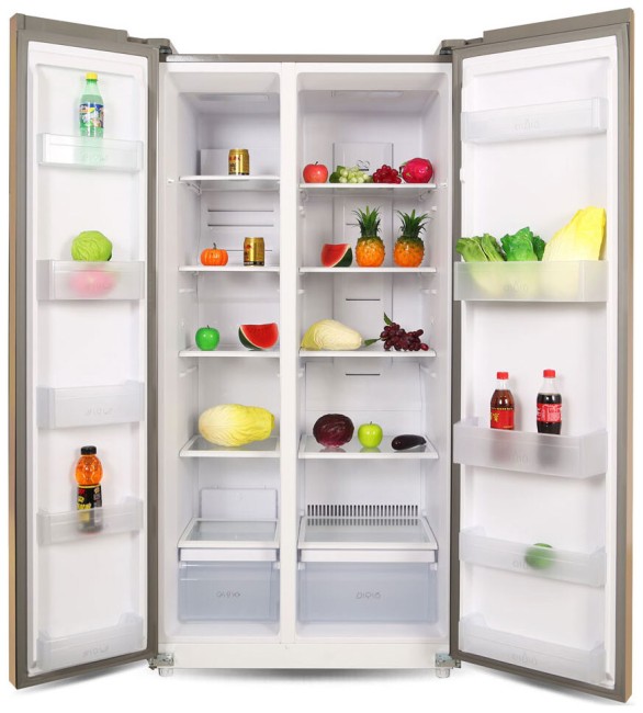 Холодильник Ginzzu NFK-580 стекло шампань Холодильник Ginzzu NFK-580 стекло шампань