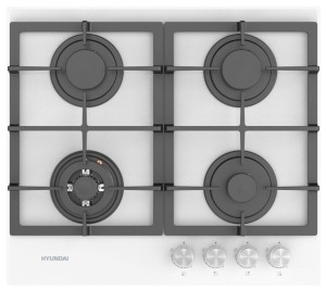 Встраиваемая газовая варочная поверхность Hyundai HHG 6434 WG Встраиваемая газовая варочная поверхность Hyundai HHG 6434 WG