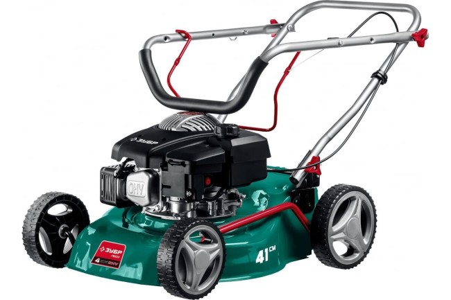 Газонокосилка бензиновая Зубр ГБ-410 Газонокосилка бензиновая Зубр ГБ-410