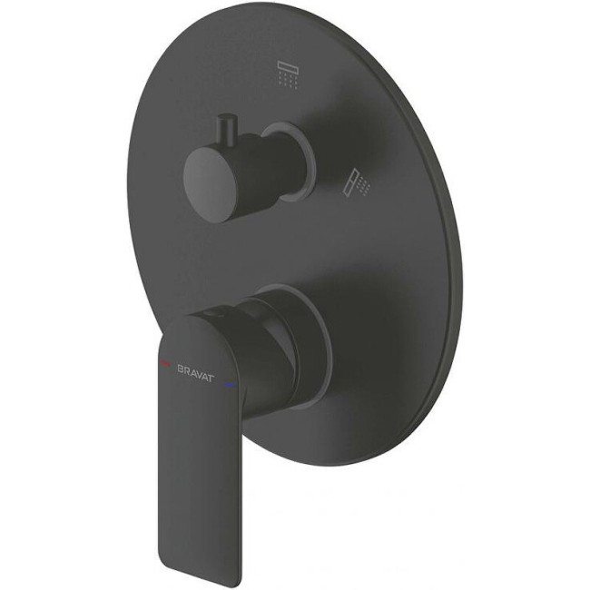 Встраиваемый смеситель BelBagno Eddie Black черный матовый (PB8369402BW-2-ENG) Встраиваемый смеситель BelBagno Eddie Black черный матовый (PB8369402BW-2-ENG)