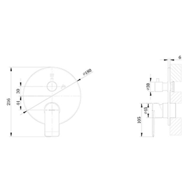 Встраиваемый смеситель BelBagno Eddie Black черный матовый (PB8369402BW-2-ENG) Встраиваемый смеситель BelBagno Eddie Black черный матовый (PB8369402BW-2-ENG)