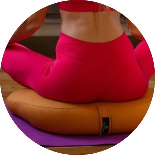 Подушка для медитации Hugger Mugger V-Shaped Meditation Cushion Solids небесная слива Подушка для медитации Hugger Mugger V-Shaped Meditation Cushion Solids небесная слива
