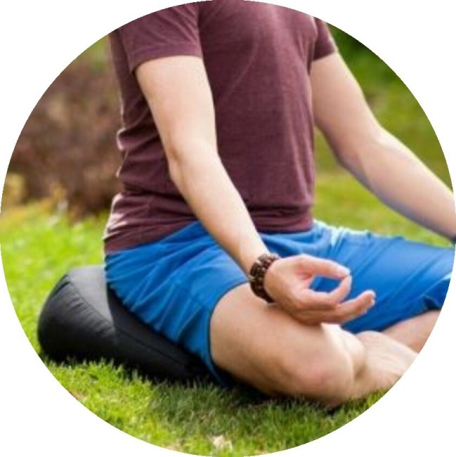 Подушка для медитации Hugger Mugger V-Shaped Meditation Cushion Solids небесная слива Подушка для медитации Hugger Mugger V-Shaped Meditation Cushion Solids небесная слива