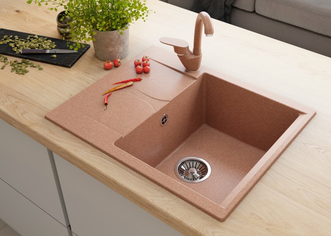 Кухонная мойка Polygran Gals-620 бежевый Кухонная мойка Polygran Gals-620 бежевый