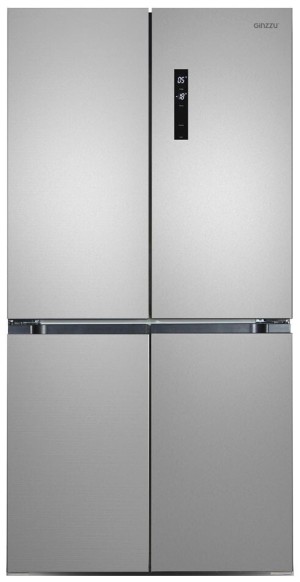 Холодильник Ginzzu NFK-575 стальной