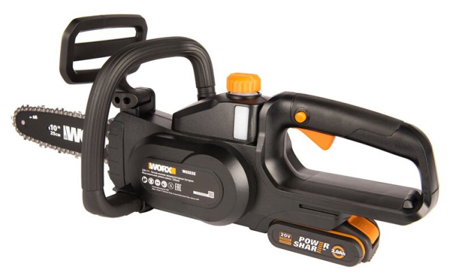 Аккумуляторная цепная пила Worx WG322E.1 Аккумуляторная цепная пила Worx WG322E.1