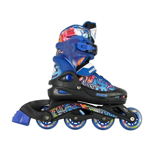 Роликовые коньки MaxCity MC CARIBO combo boy синий 30-33
