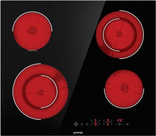 Встраиваемая электрическая варочная панель Gorenje ECT 644 SY2B Встраиваемая электрическая варочная панель Gorenje ECT 644 SY2B