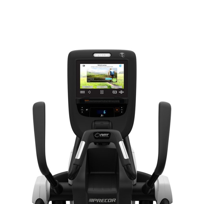 Эллиптический тренажер Precor AMT Fixed Height 763 глянцевый серебристый/металлик