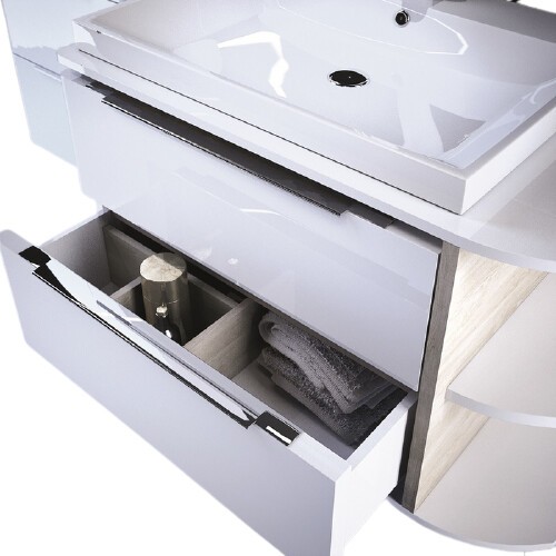 Тумба с умывальником Iddis Calipso CAL80WRi95 белый/под дерево Тумба с умывальником Iddis Calipso CAL80WRi95 белый/под дерево