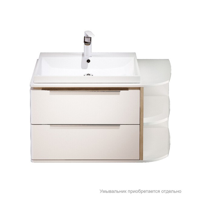 Тумба с умывальником Iddis Calipso CAL80WRi95 белый/под дерево Тумба с умывальником Iddis Calipso CAL80WRi95 белый/под дерево