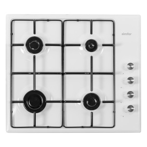 Встраиваемая газовая варочная панель Simfer H60Q40W411 Встраиваемая газовая варочная панель Simfer H60Q40W411