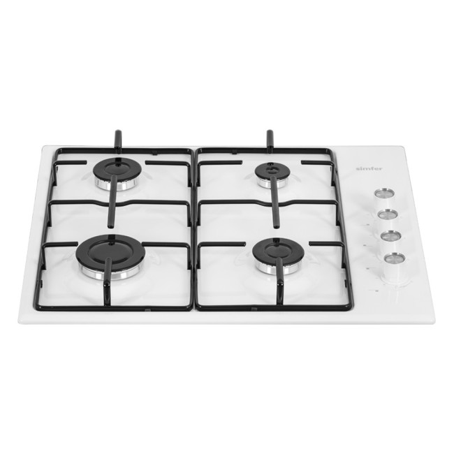 Встраиваемая газовая варочная панель Simfer H60Q40W411 Встраиваемая газовая варочная панель Simfer H60Q40W411