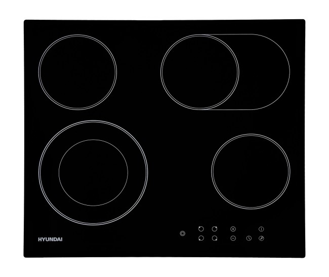 Встраиваемая электрическая варочная панель Hyundai HHE 6670 BG черный