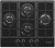Встраиваемая газовая варочная панель Gefest ПВГ 2231-05 К3 Встраиваемая газовая варочная панель Gefest ПВГ 2231-05 К3