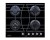 Встраиваемая газовая варочная панель Rainford RBН 4614 BFWТ Black