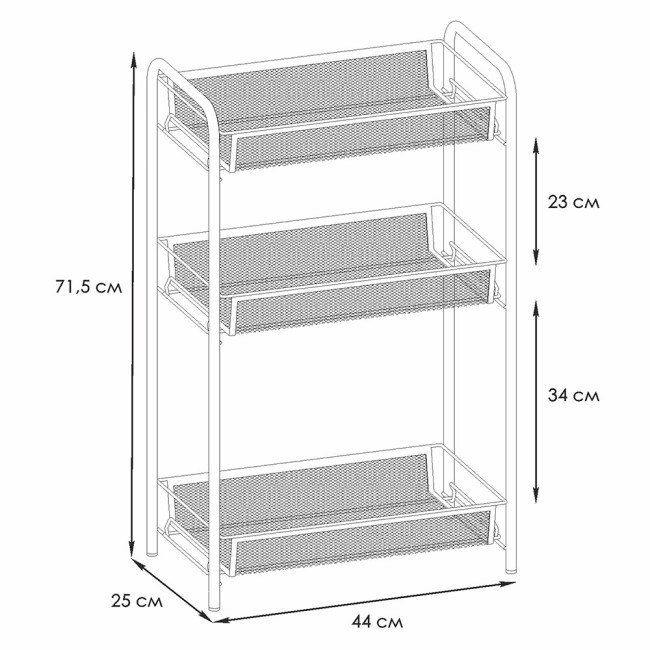 Этажерка ЗМИ Ладья 2 серый Э 290 Этажерка ЗМИ Ладья 2 серый Э 290