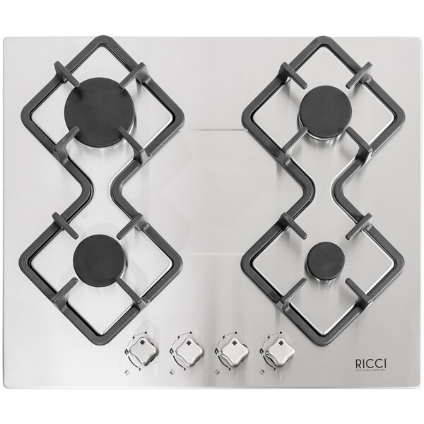 Встраиваемая газовая варочная панель Ricci RGN-KA4009IX