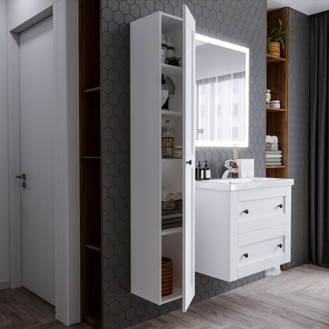 Шкаф Бриклаер Хелена рамочный белый Шкаф Бриклаер Хелена рамочный белый