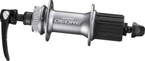 Втулка задняя Shimano Deore M615 QR серебро EFHM615BZASP
