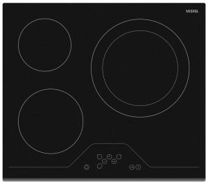 Встраиваемая электрическая варочная панель Vestel VH64E261B Встраиваемая электрическая варочная панель Vestel VH64E261B