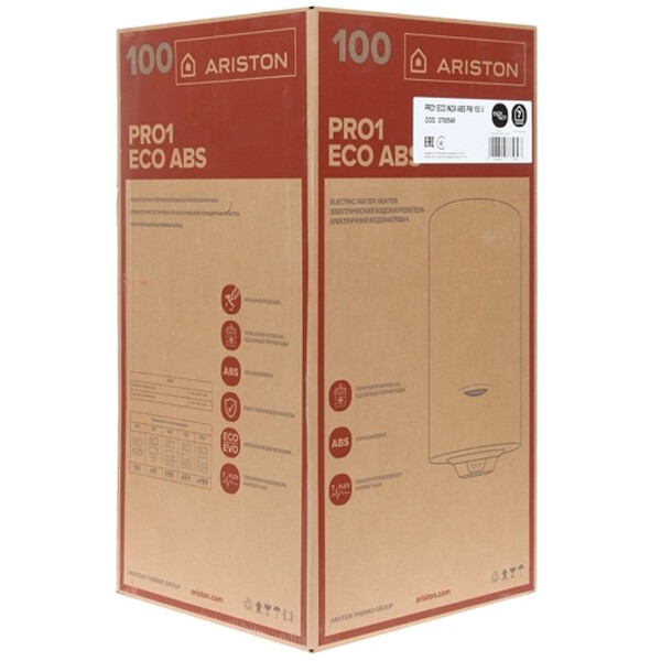Водонагреватель накопительный Ariston PRO1 ECO INOX ABS PW 100 V (3700549) Водонагреватель накопительный Ariston PRO1 ECO INOX ABS PW 100 V (3700549)