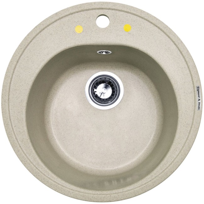 Кухонная мойка Zigmund & Shtain Kreis 505 речной песок Кухонная мойка Zigmund & Shtain Kreis 505 речной песок