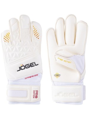 Перчатки вратарские Jögel NIGMA Pro Edition Roll, белый 8,5
