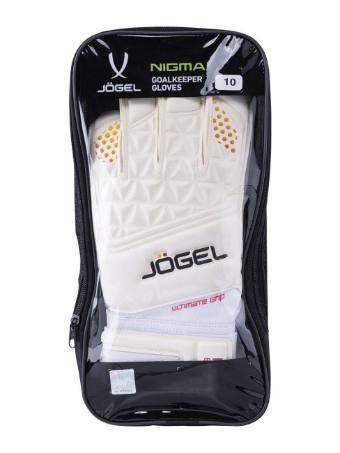 Перчатки вратарские Jögel NIGMA Pro Edition Roll, белый 8,5